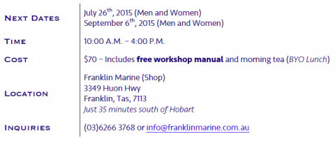 Here is some vital information regarding Franklin Marine's Marine Diesel Engines for Beginners course.