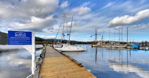 Franklin Marina is a friendly home for your boat - right in the heart of Franklin.
